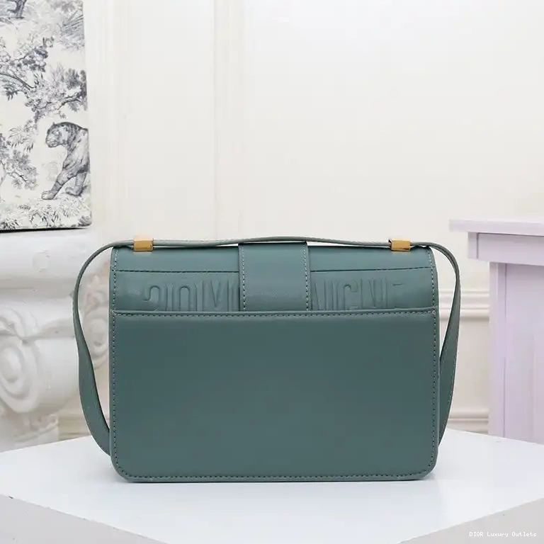 Cheap Bag 30 Calfskin Box Blue Dior Montaigne 0425 Luxury
